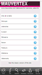 Mobile Screenshot of mauvertex.com